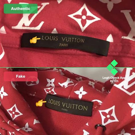 how to spot fake supreme x louis vuitton hoodie|supreme louis vuitton hoodie xxl.